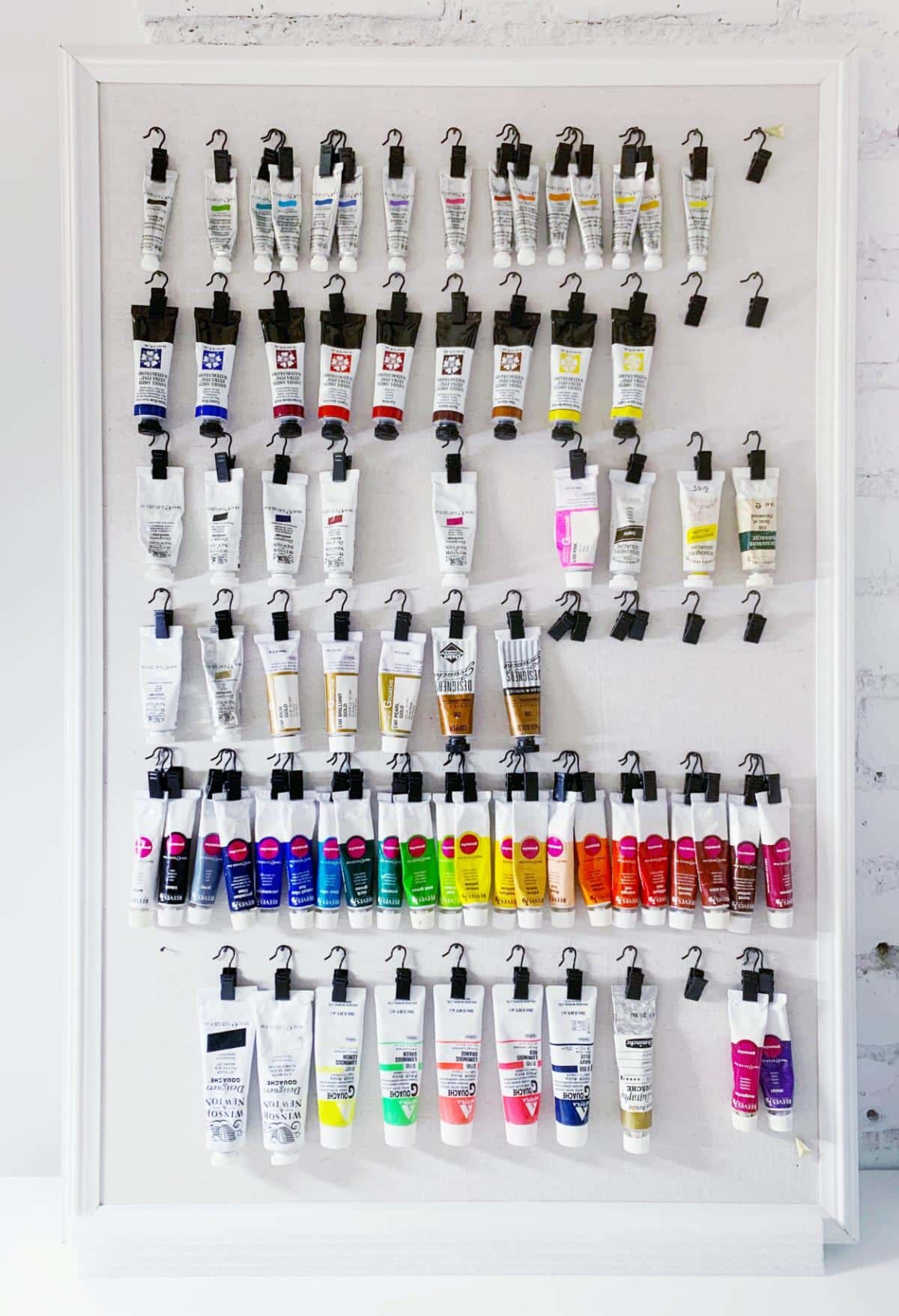 Paint Tube Organizer