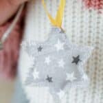 DIY Fabric Star Ornaments