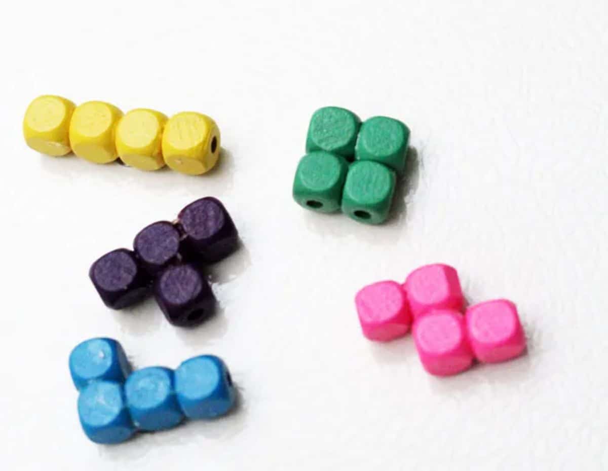 Tetris Pieces Magnets