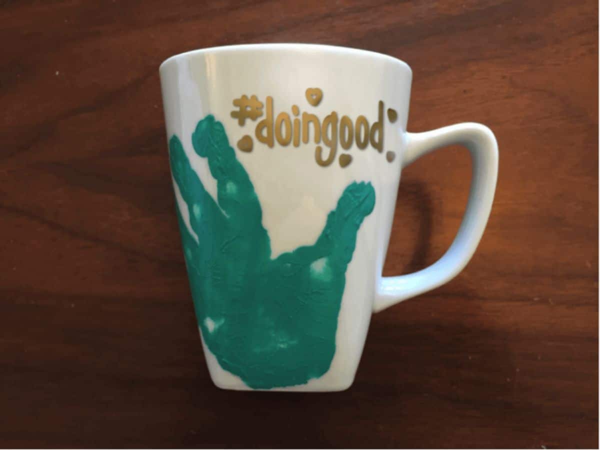 DIY Handprint Mug