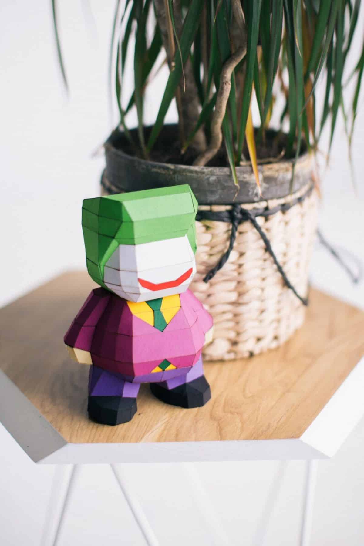 Handmade Papercraft Superhero Doll