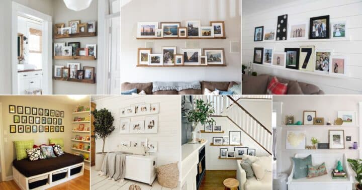 25 DIY Picture Ledge Ideas - DIY & Crafts