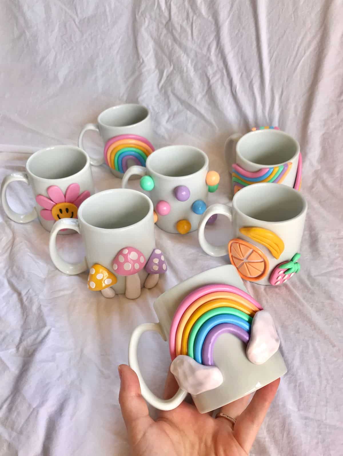 DIY Colorful 3d Coffee Mug Art Kit