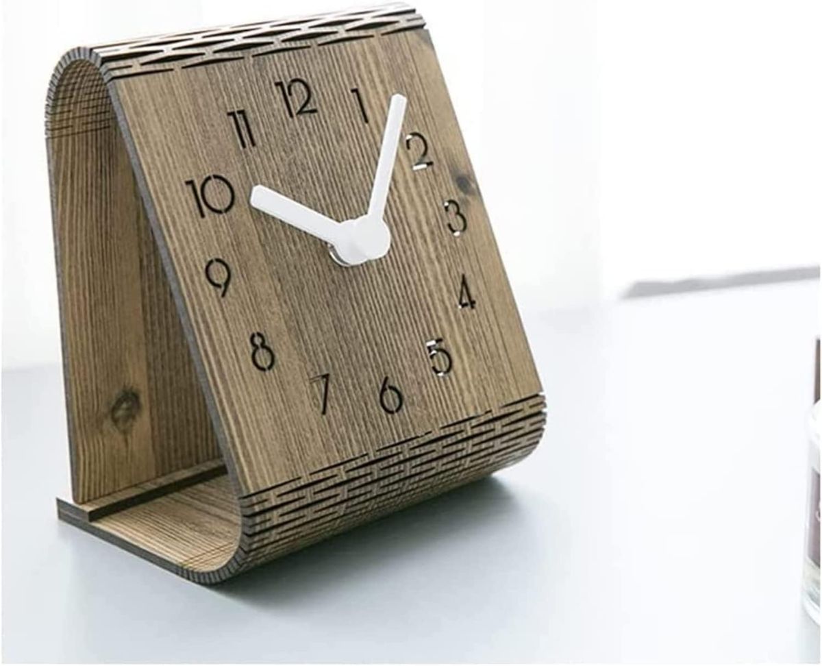 Creative Wooden Table Clock