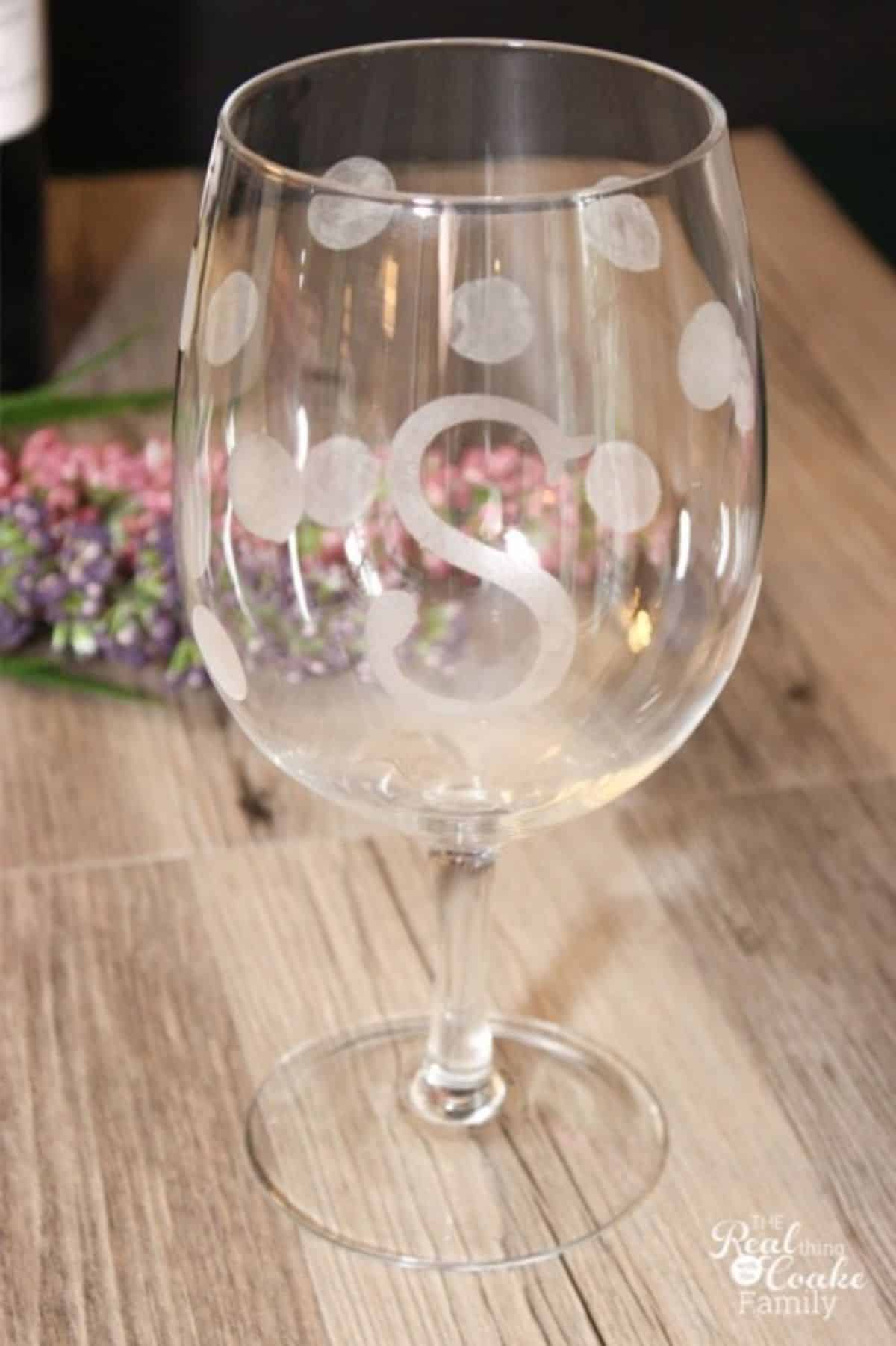 Personalized Gorgeous Wine Glasses