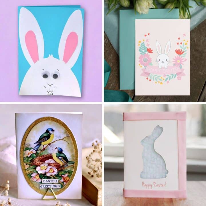 DIY No Sew Easter Basket With Free Printable Template {Video Tutorial ...