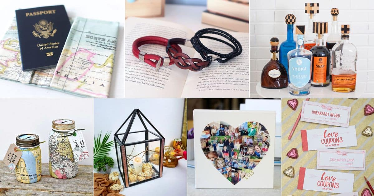45 DIY Gifts for Boyfriend facebook image.