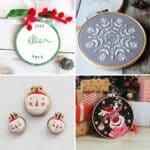 48 diy christmas embroidery kits and projects featured