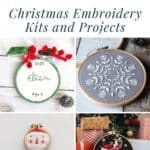 48 diy christmas embroidery kits and projects pin