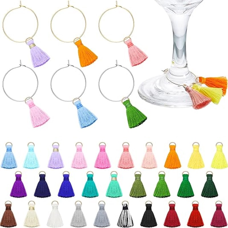 wine glass charms kit