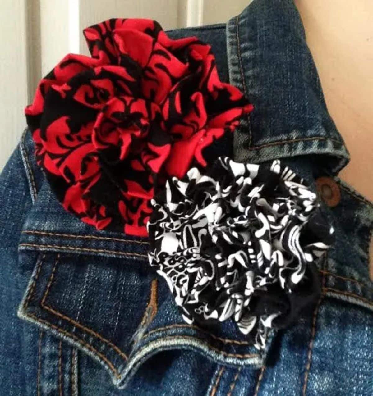 10-Minute Fabric Flower Tutorial No Sewing Machine Required