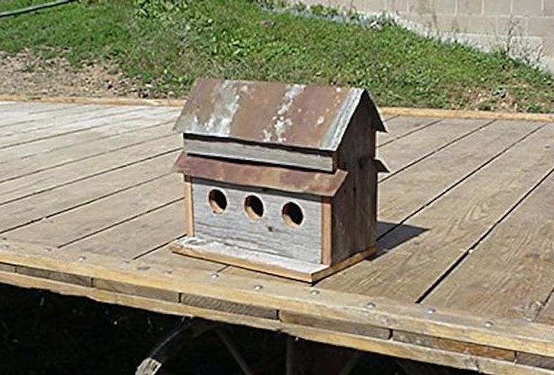 amish-crafted unique birdhouse