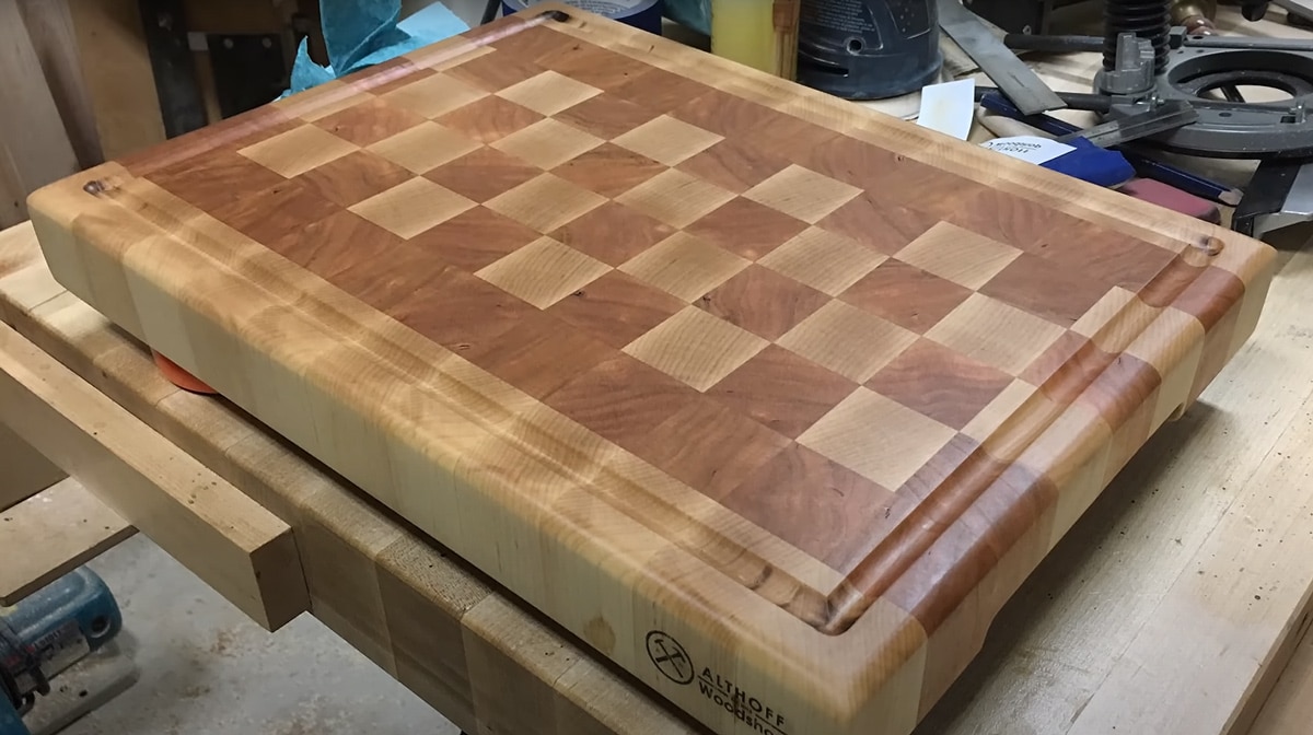 butcher block cutting board
