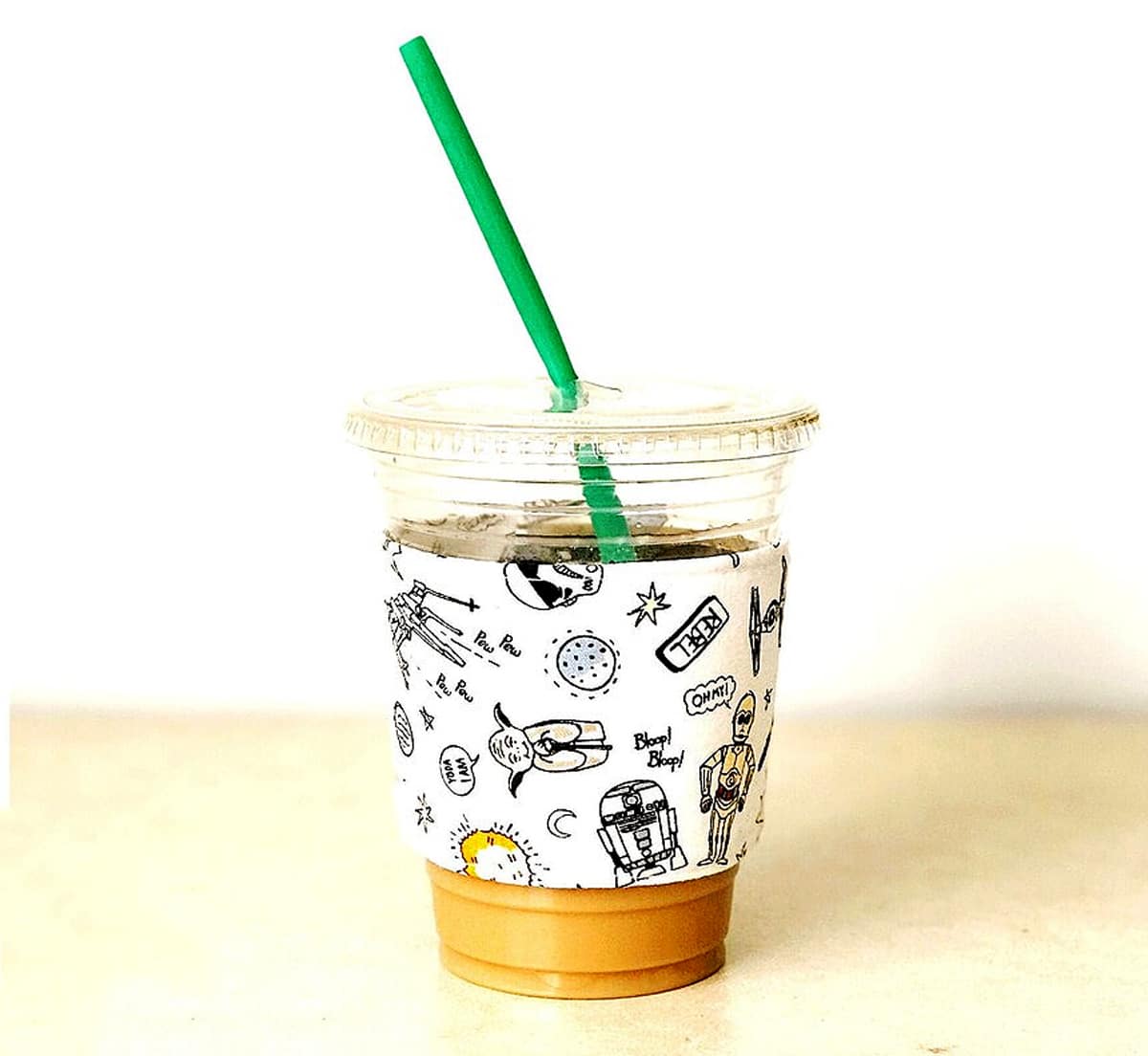 reusable coffee sleeve