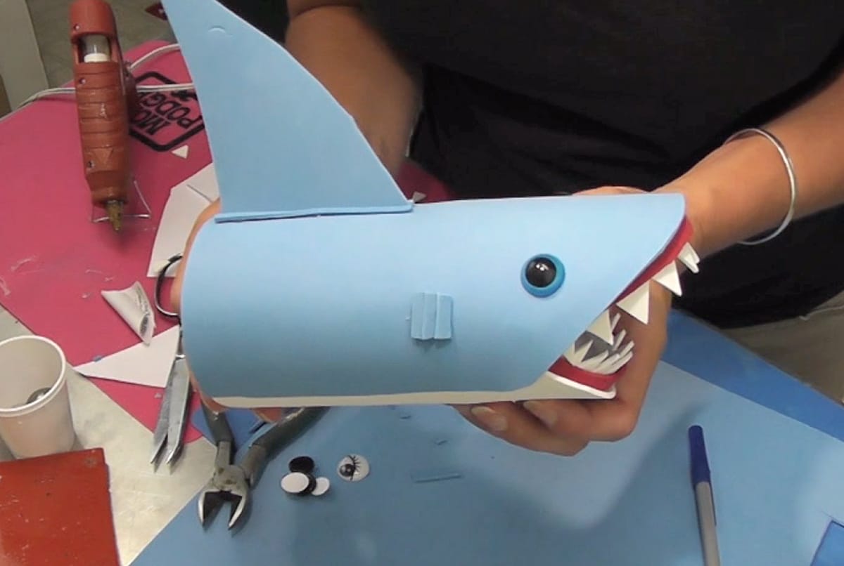 pencil case fun shark-inspired creation