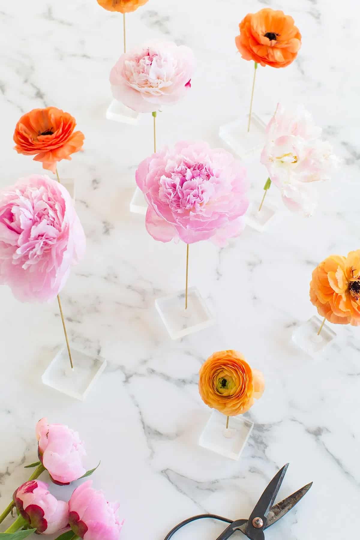 floating flower table display