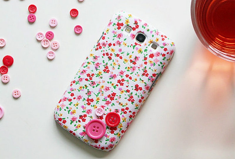 phone case and buttons