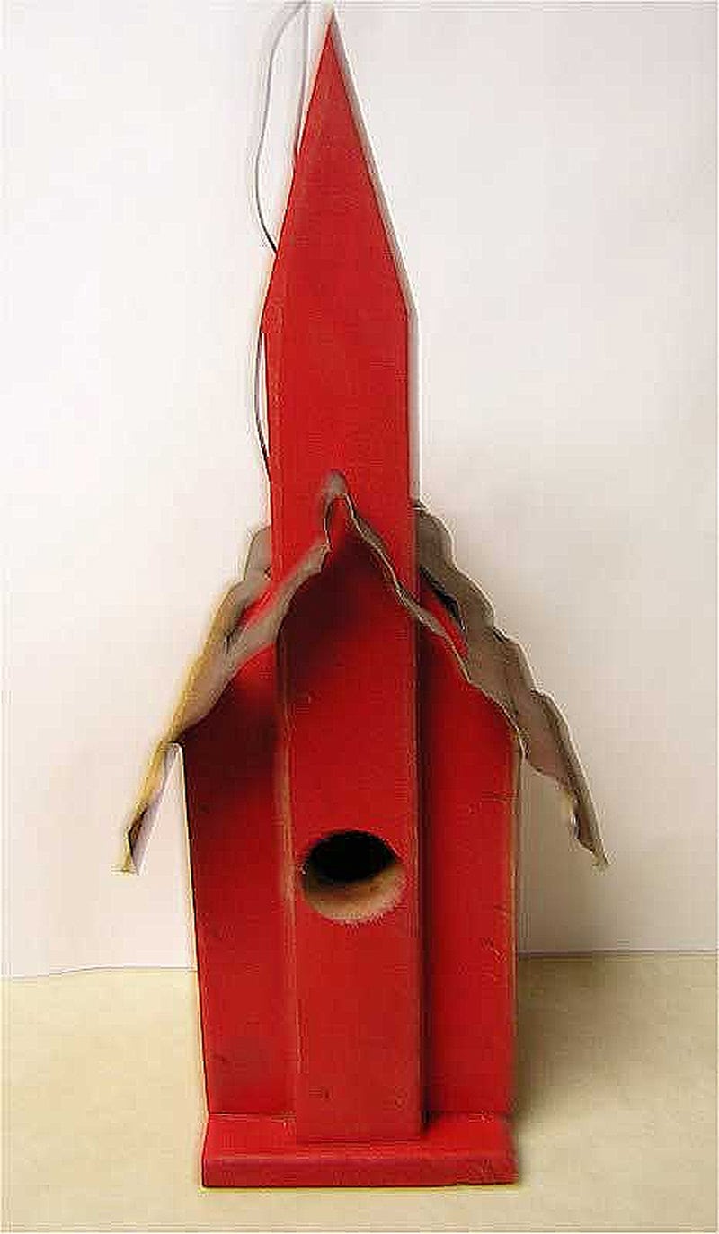 red church bird house plans