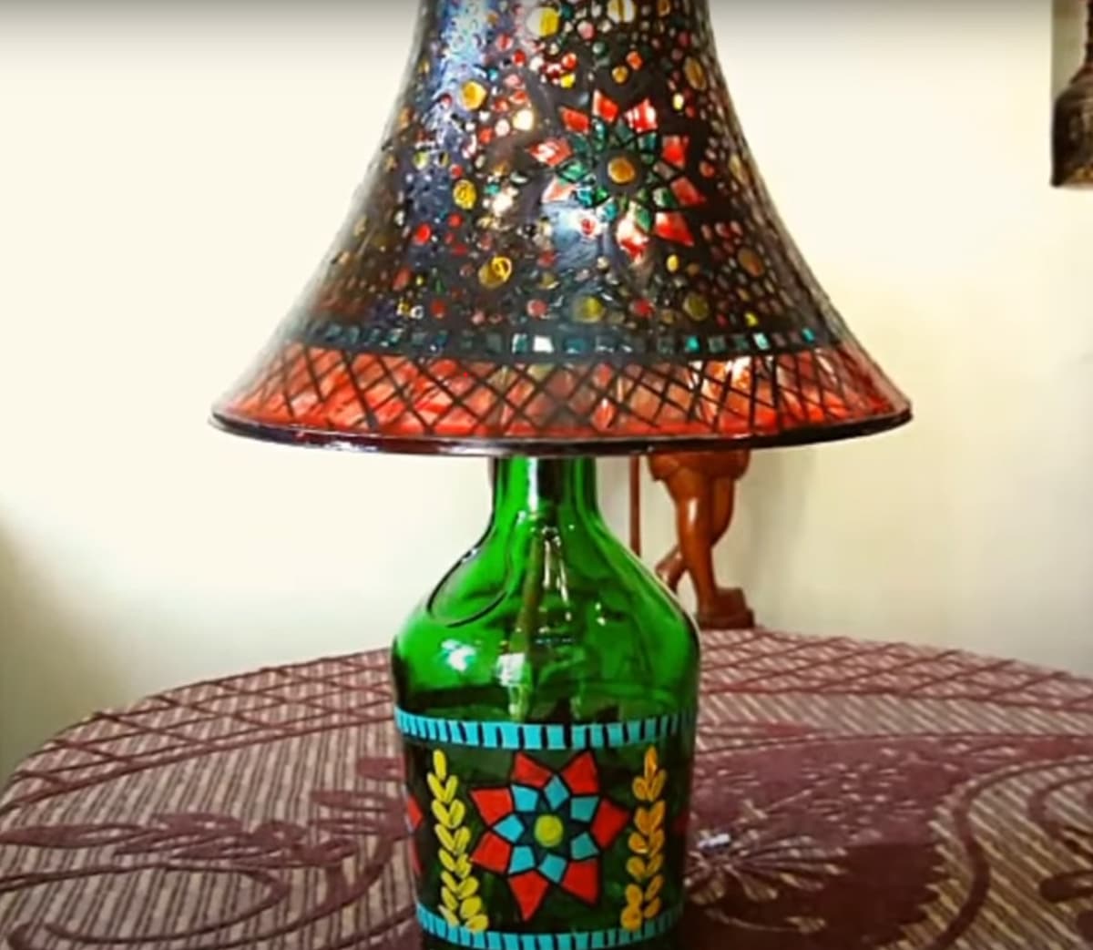 Russian mosaic lamp