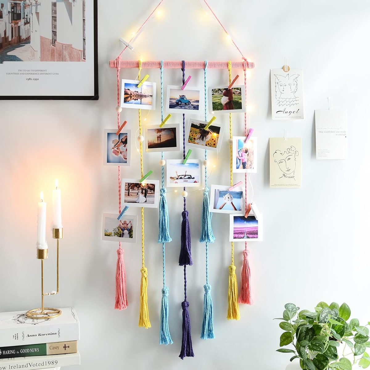 beautiful photo frame and holder clip