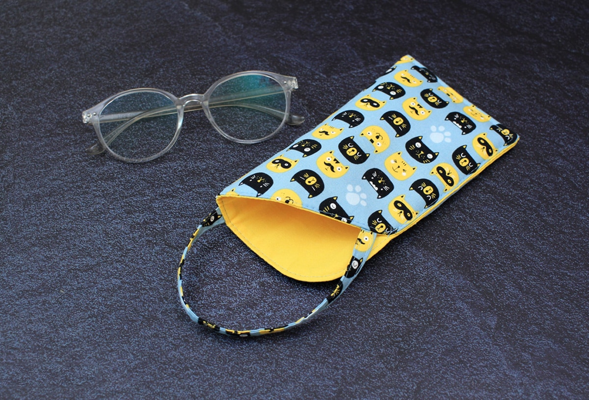 cat-shaped sunglasses case