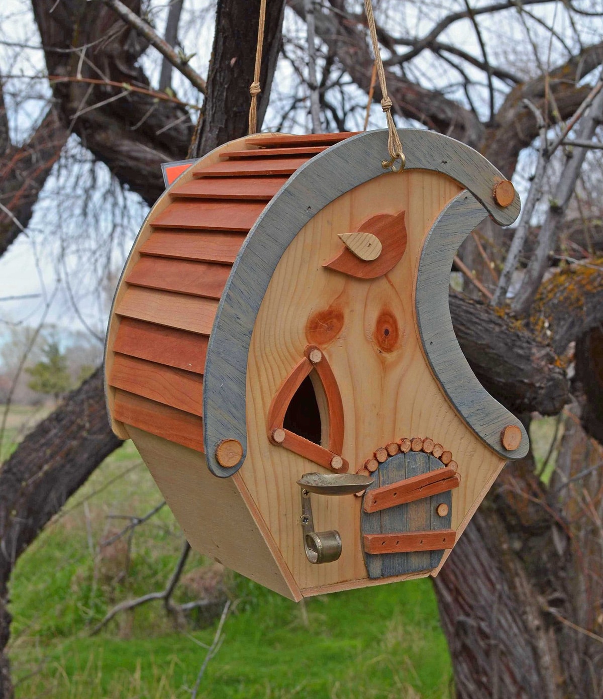 whimsical birdhouse