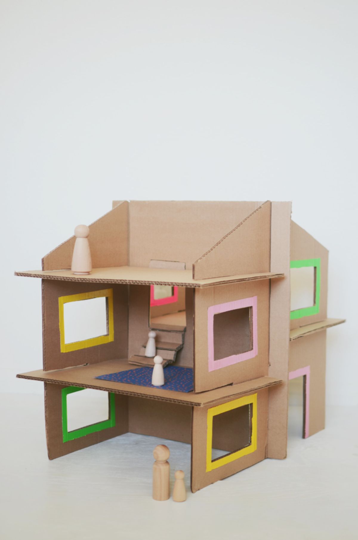 Recycled Cardboard Dollhouse