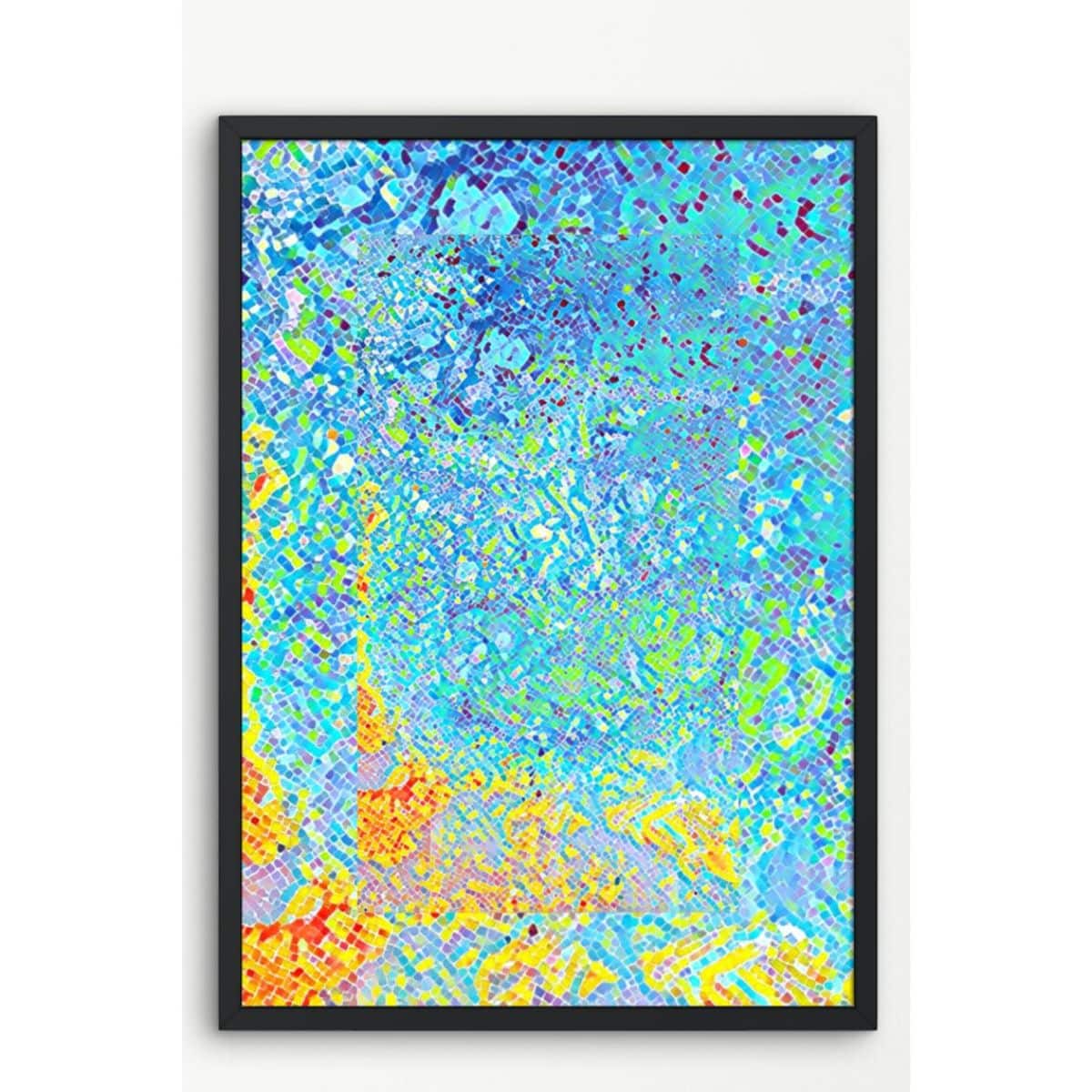 DIY Colorful Galaxy Wall Art