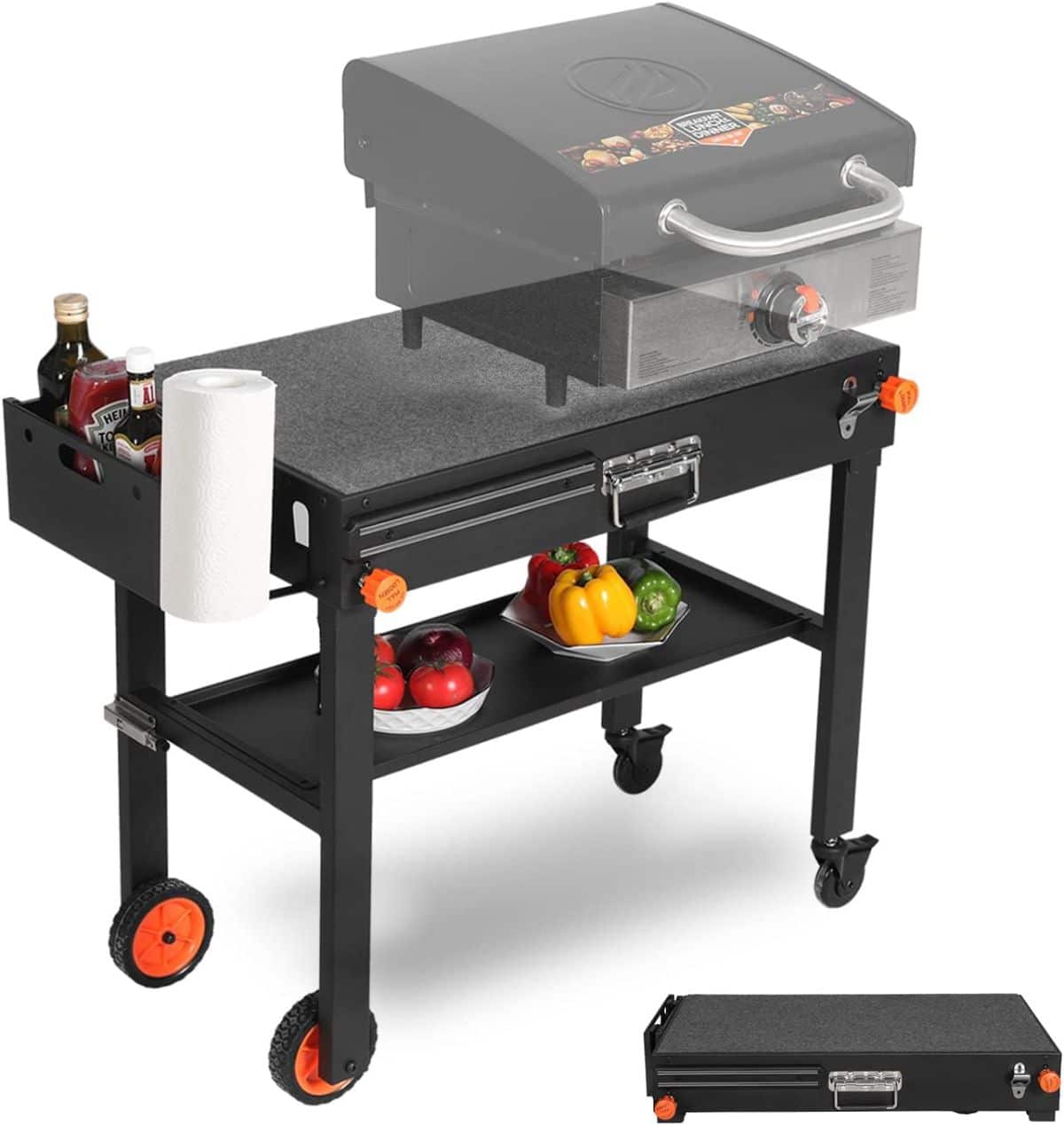 Portable Outdoor Grill Table