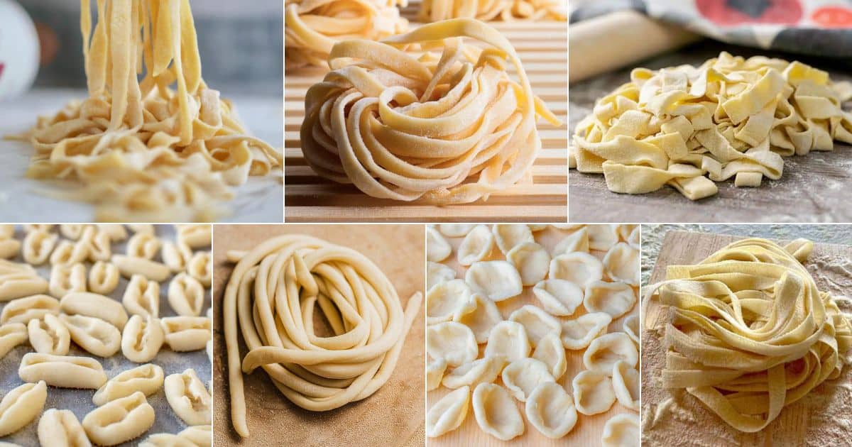 25 DIY Pasta Making Kits, Tools, Gear, & Recipes facebook image.