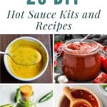 26 DIY Hot Sauce Kits and Recipes pinterest image.