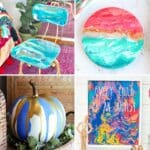 4 DIY Paint Pouring Crafts