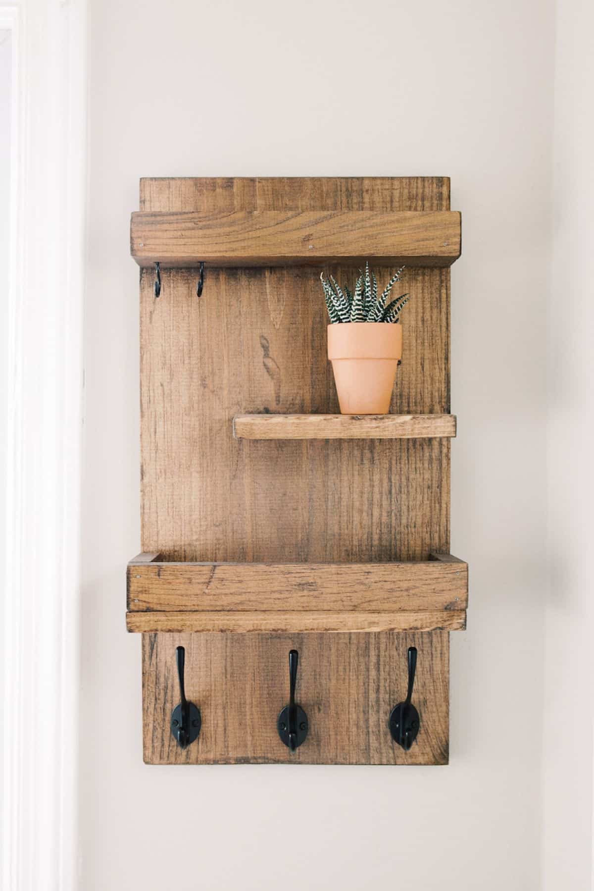 DIY Entryway Organizer - The Only Cath-It-All You Need