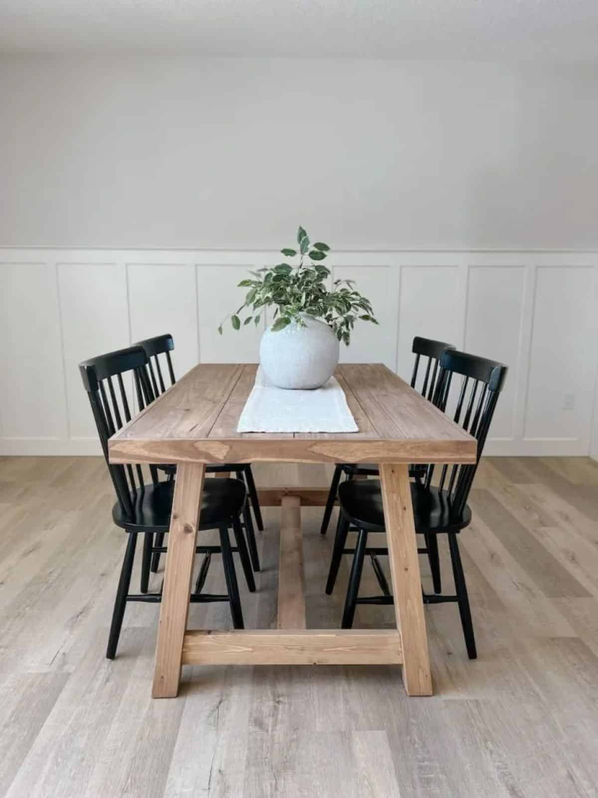 DIY Modern Farmhouse Dining Table for Under $120!