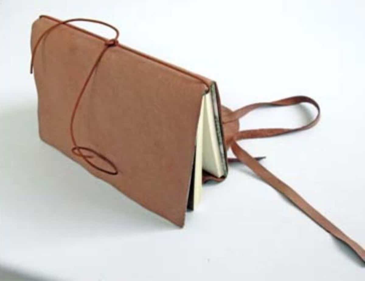 DIY Leather Bound Notebook