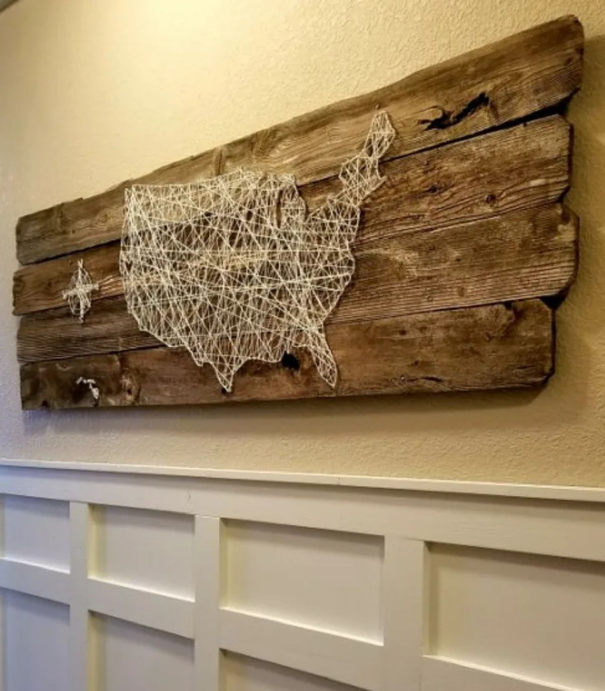 Thrifty and Easy DIY United States String Art!