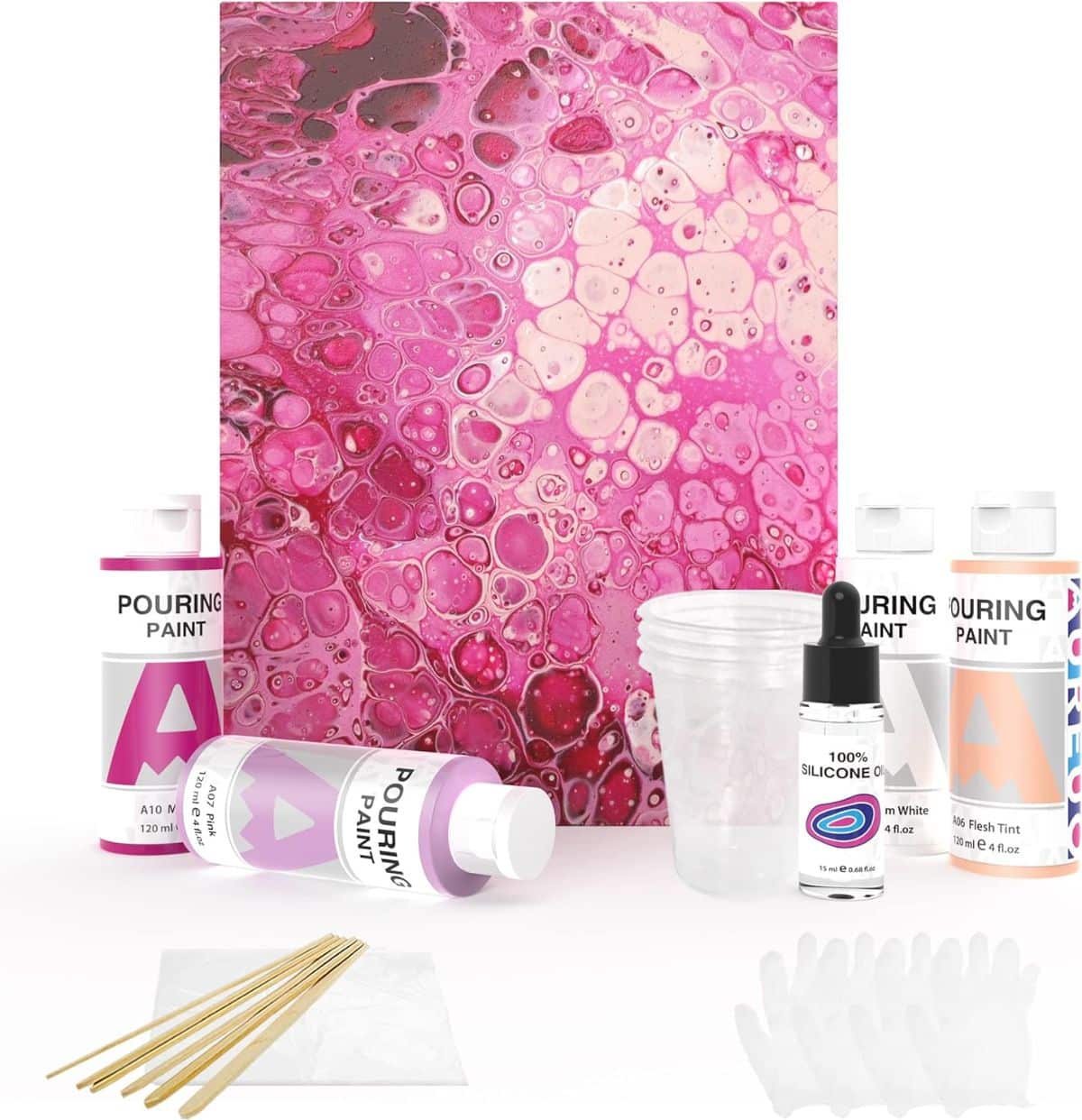 Acrylic Paint Pouring Kit