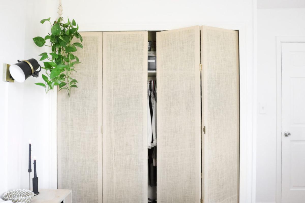 DIY Closet Doors For Less than $50