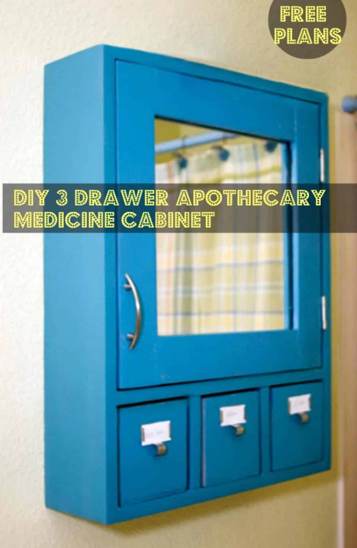 DIY Drawer Medicine Cabinet