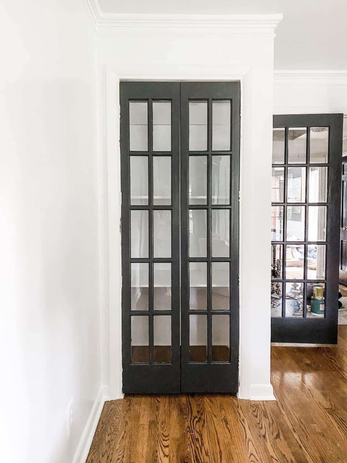 Easy DIY Closet Shelves and Doors