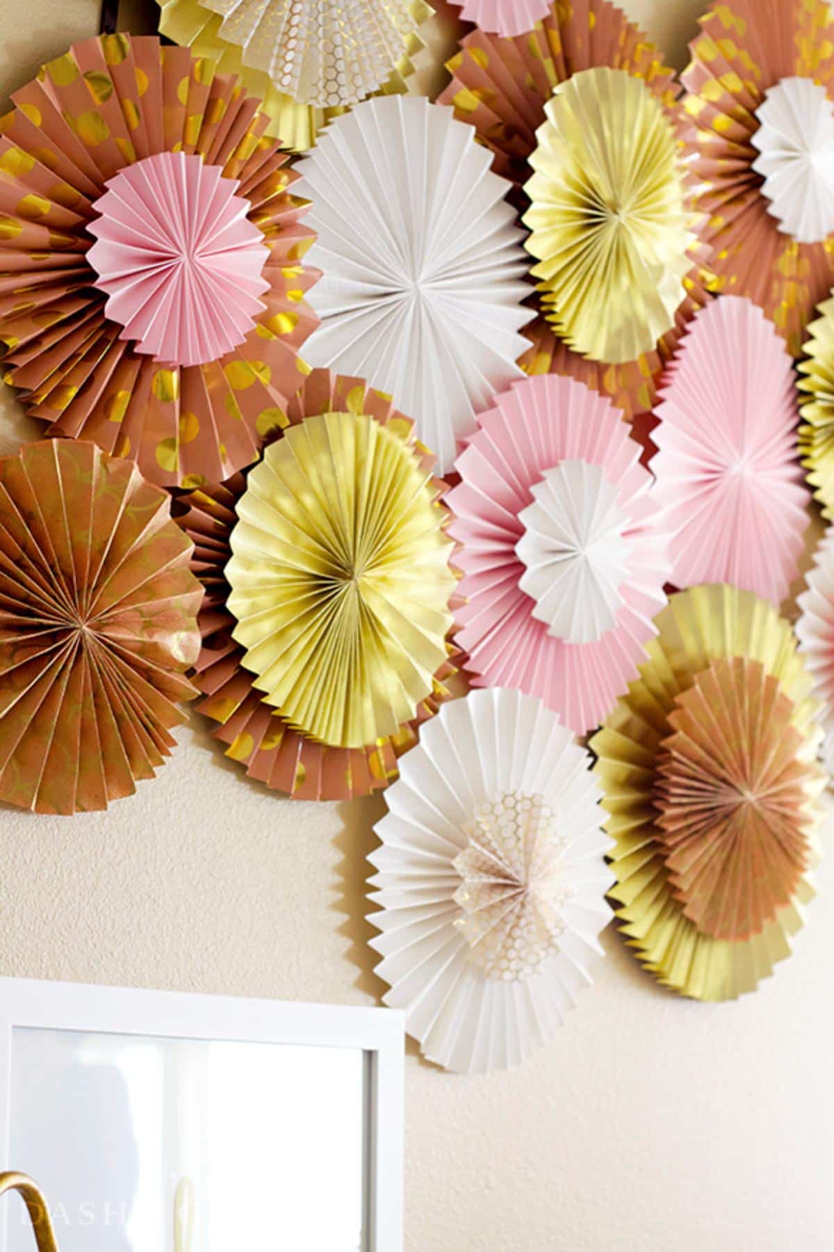 Paper Fan/ Paper Rosette DIY