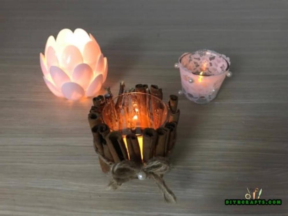 3 Beautiful Candle Holders From Simple Supplies