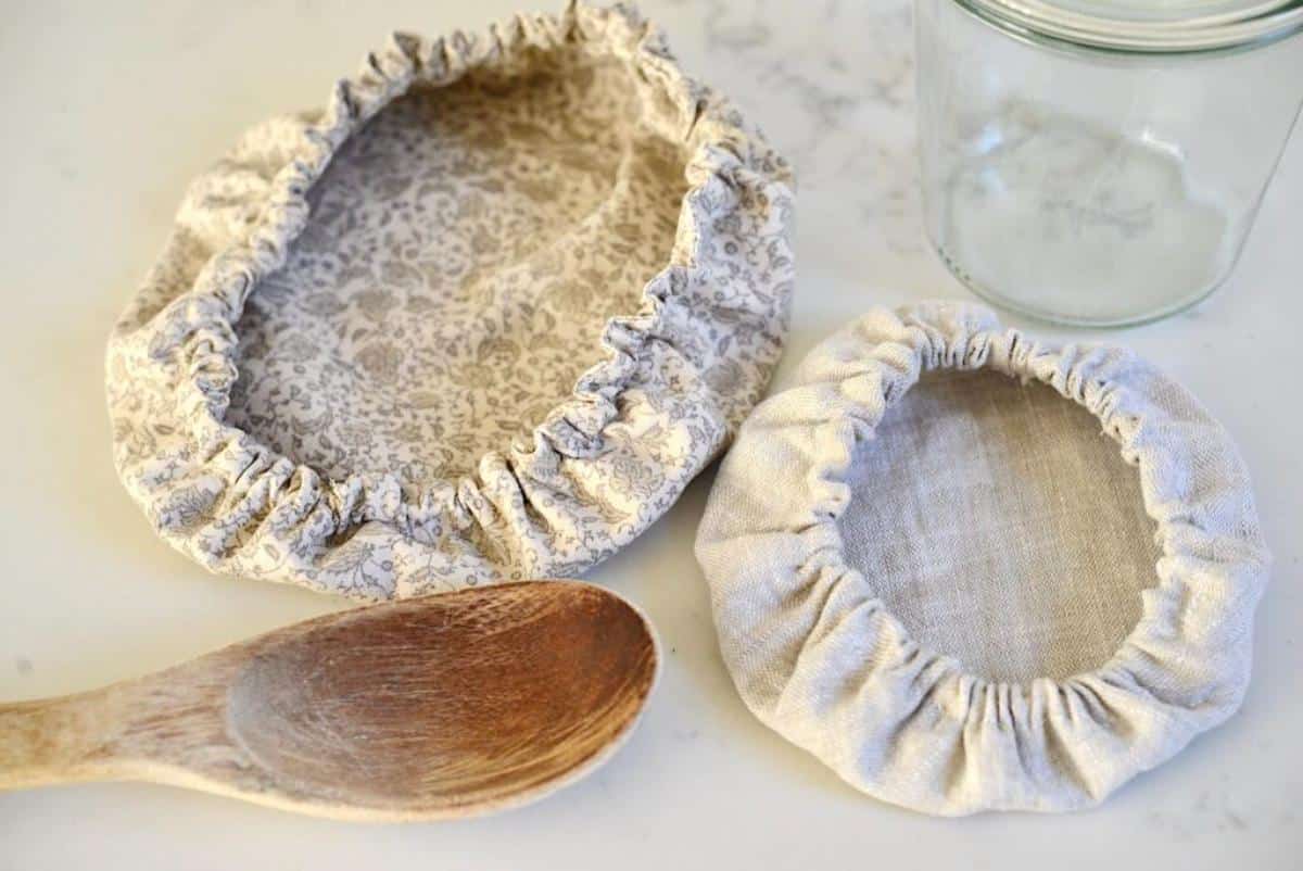 DIY Linen Bowl Covers