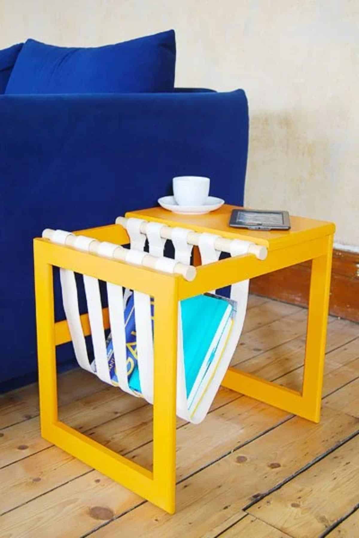 DIY Table Magazine Holder