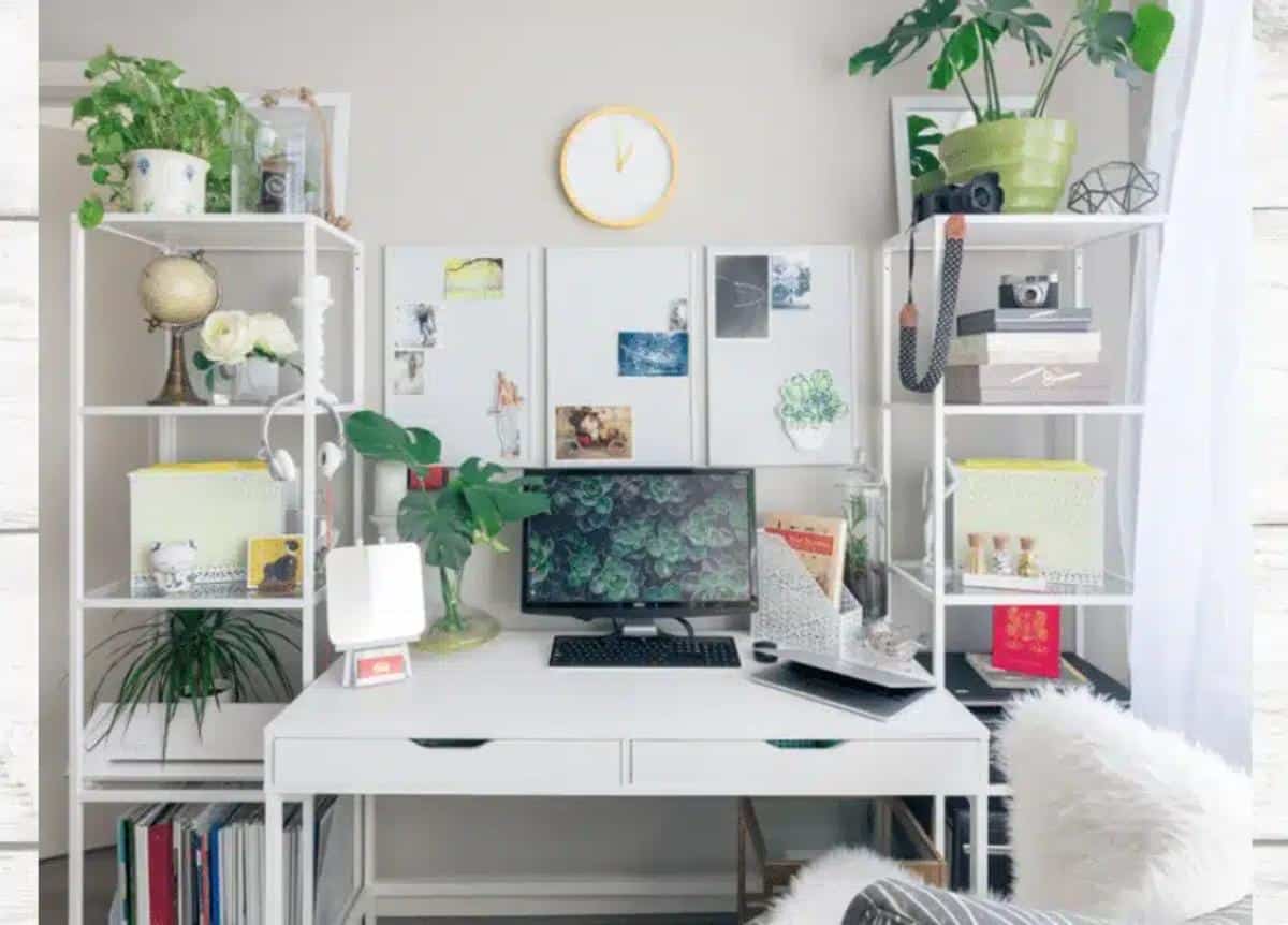 INside Of A Hidden Home Office: Shed to Backyard Office