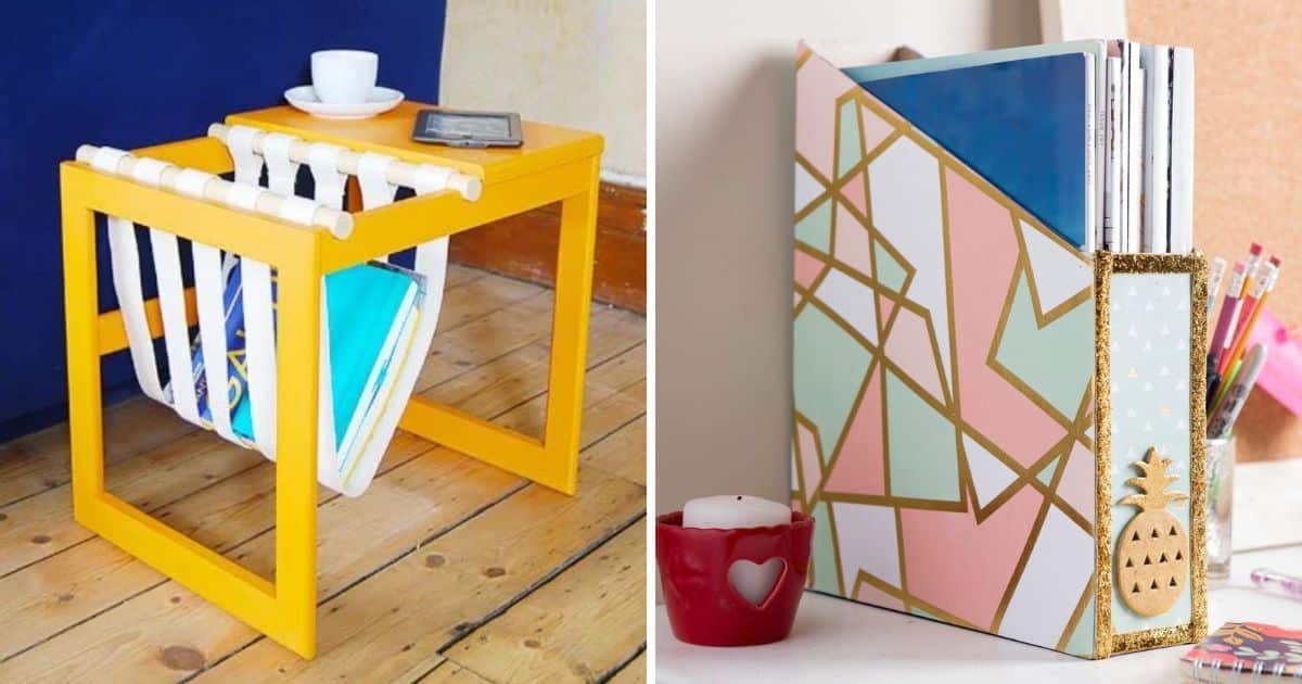 12 Ideas & Projects for Magazine Holders