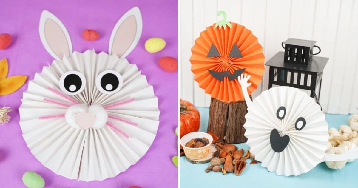 24 DIY Paper Fan Ideas and Projects