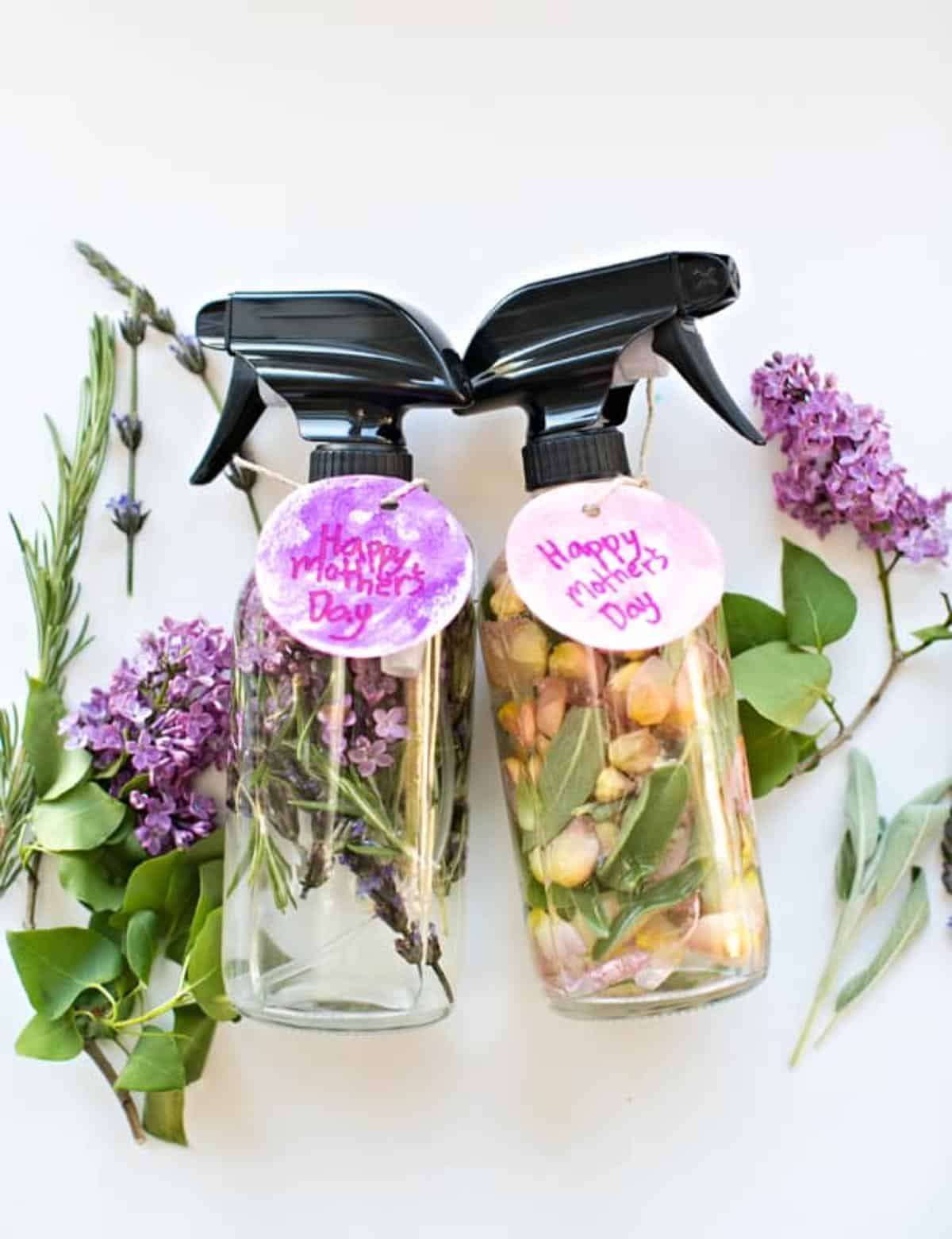 Kid-Made DIY Mother’s Day Floral Herb Perfume