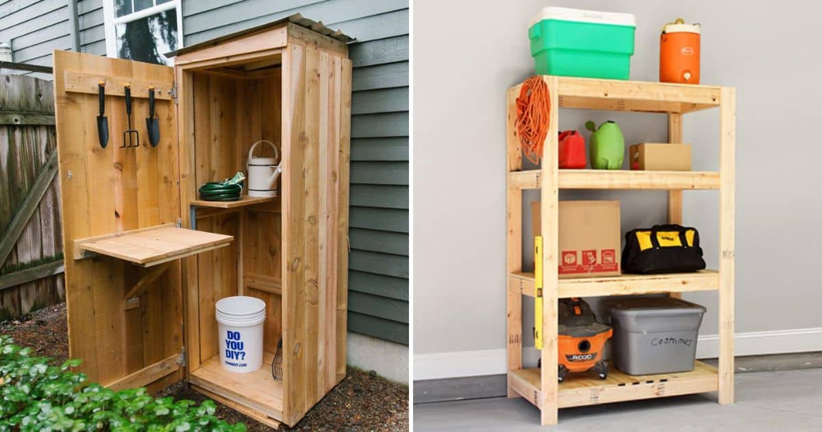 25 DIY Shed Shelving Ideas and Projects