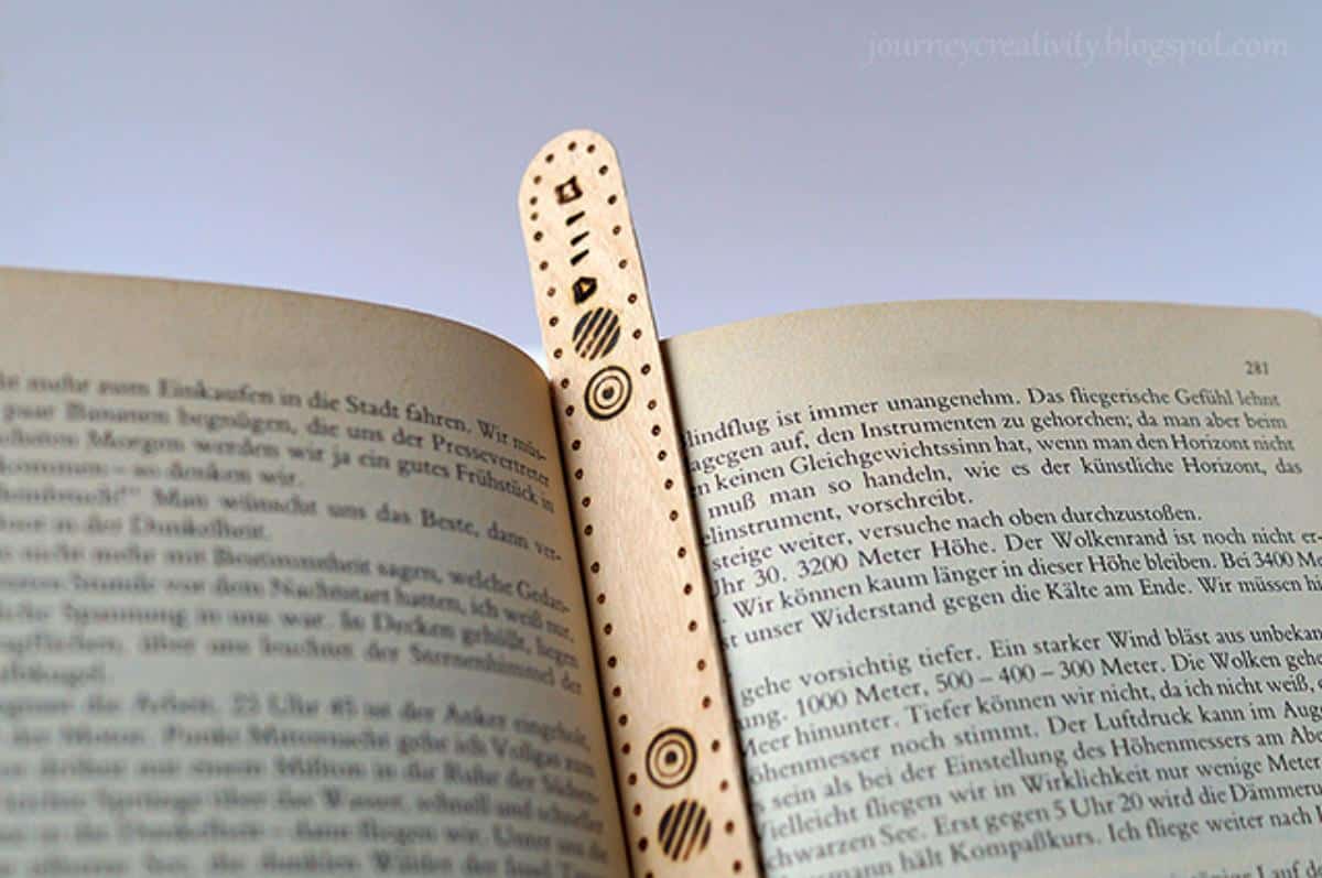 DIY Pyrography Bookmark